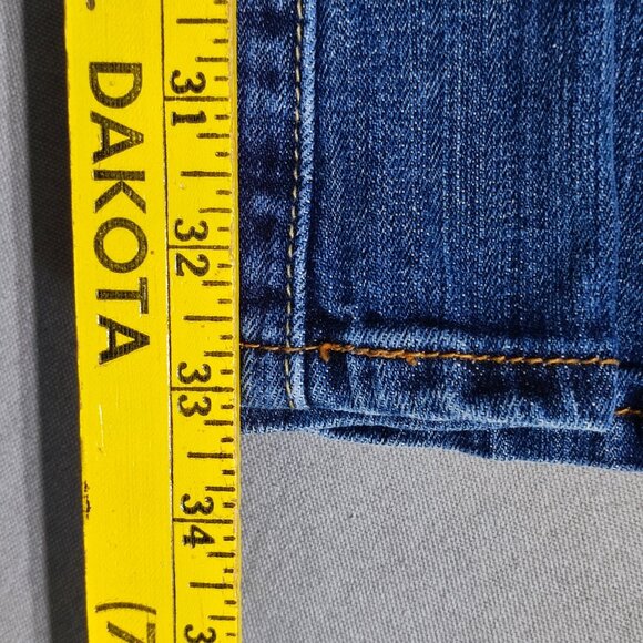 American Eagle jeans women's size 6 Long denim blue Favorite Boyfriend Boot cut - Picture 12 of 14